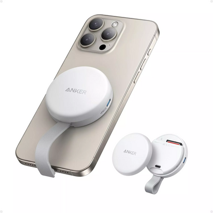 Lecteur de carte USB-C Anker MagGo pour Apple iPhone USB-C, SD - microSD, Blanc A83D1G21