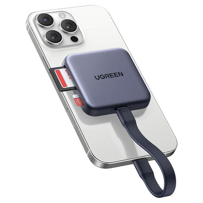 Lecteur de carte USB-C UGREEN CM898 (65095), SD - microSD, Gris