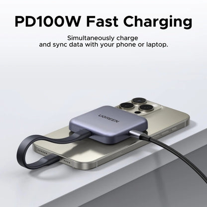 Lecteur de carte USB-C UGREEN CM898 (65095), SD - microSD, Gris