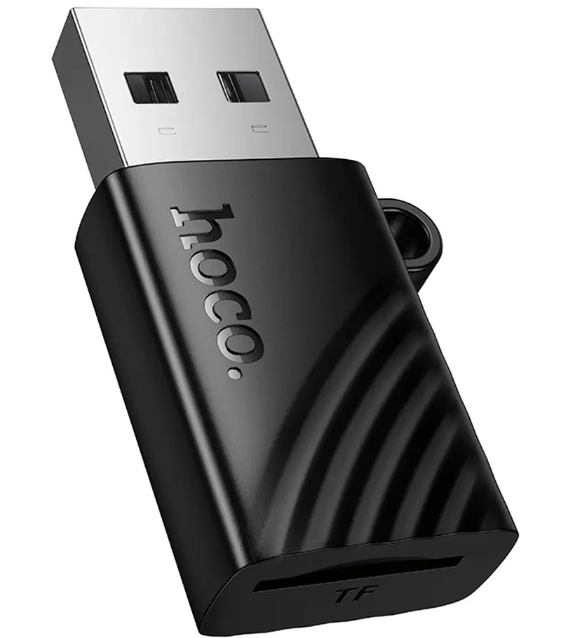 USB-Kartenleser HOCO HB53, microSD, Schwarz