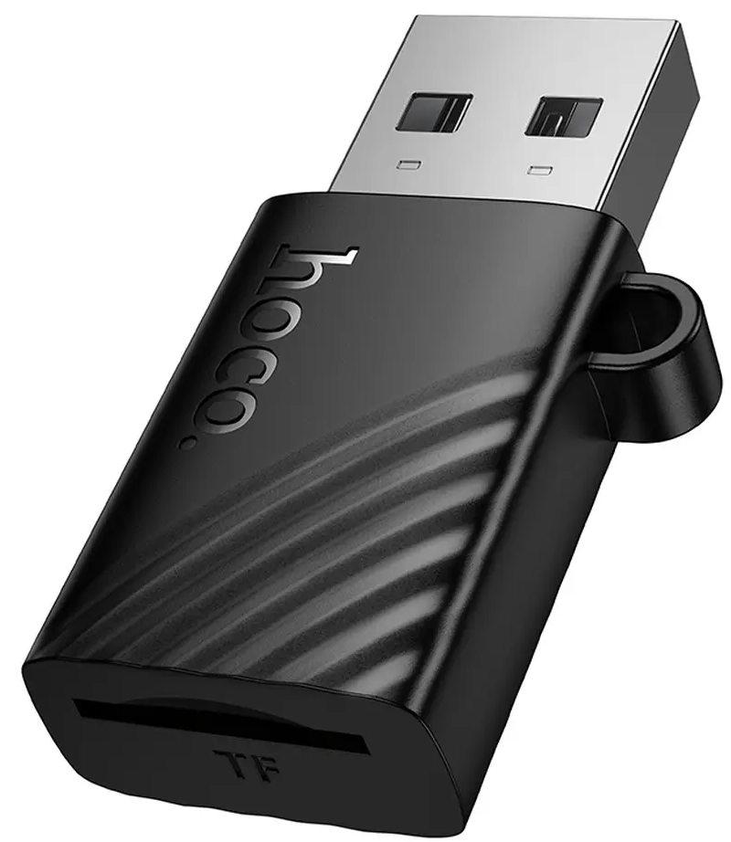 USB-Kartenleser HOCO HB53, microSD, Schwarz