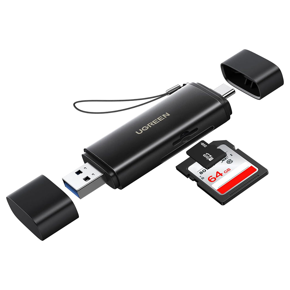 Lecteur de carte USB / USB-C UGREEN CM803 (65024), SD - microSD, Noir