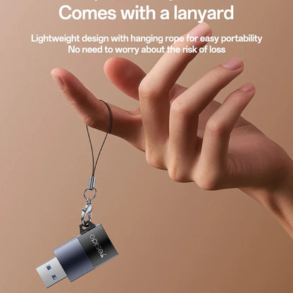 Lecteur de carte USB Yesido GS36, microSD, Noir