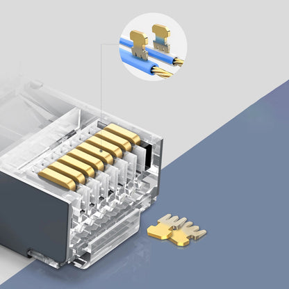 Connecteur réseau UGREEN NW111, RJ45, Cat6, lot de 50 pièces