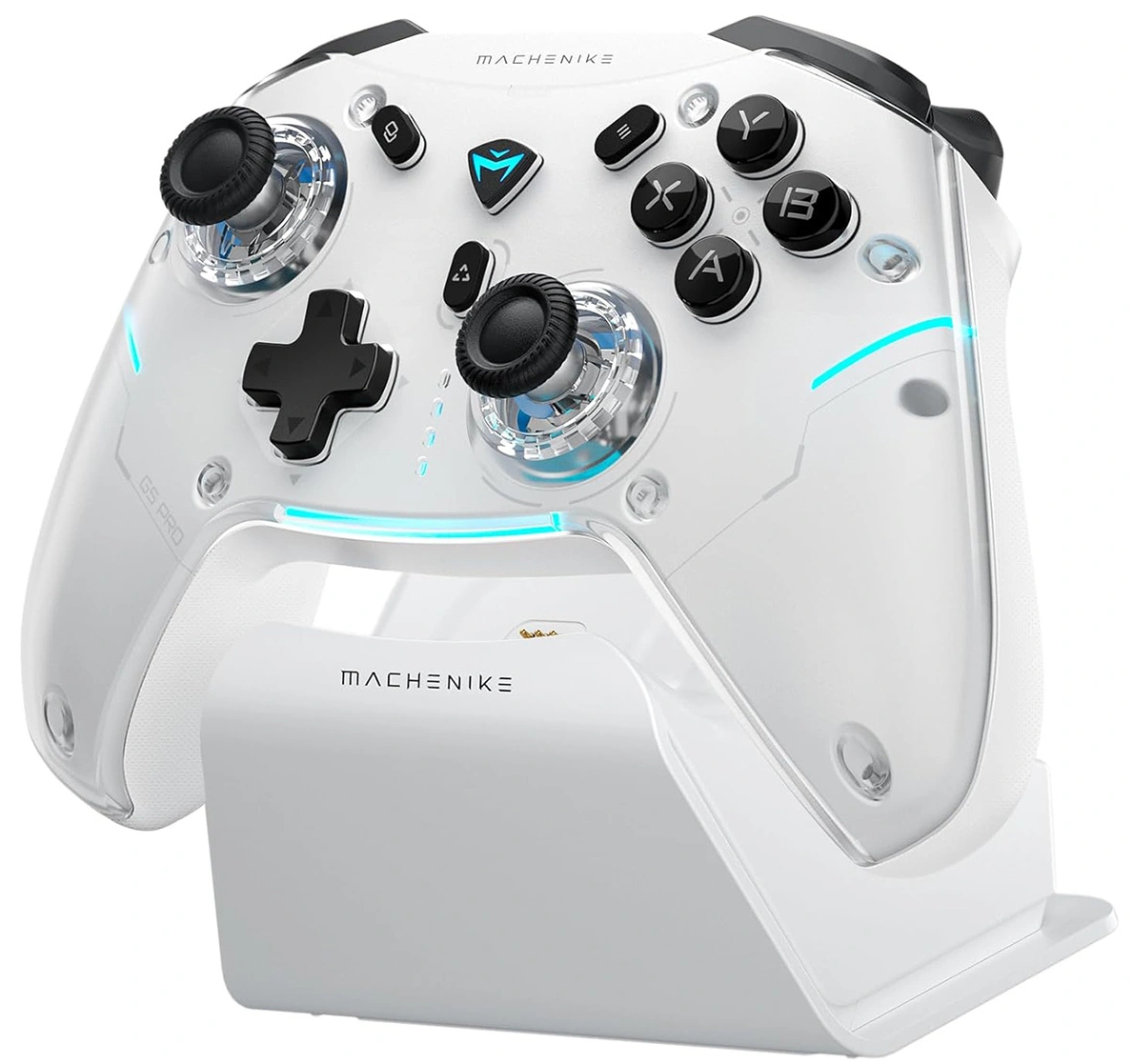 Machenike G5Pro Max Controller mit Ladestation, Weiß