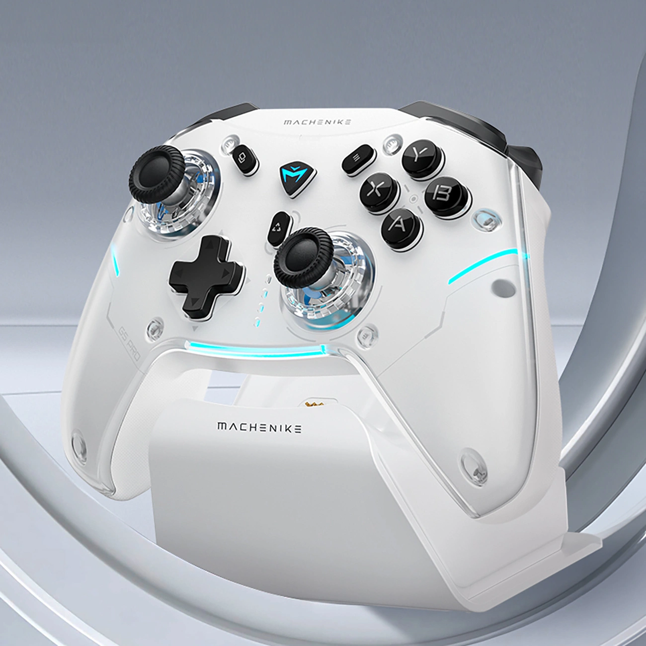 Machenike G5Pro Max Controller mit Ladestation, Weiß