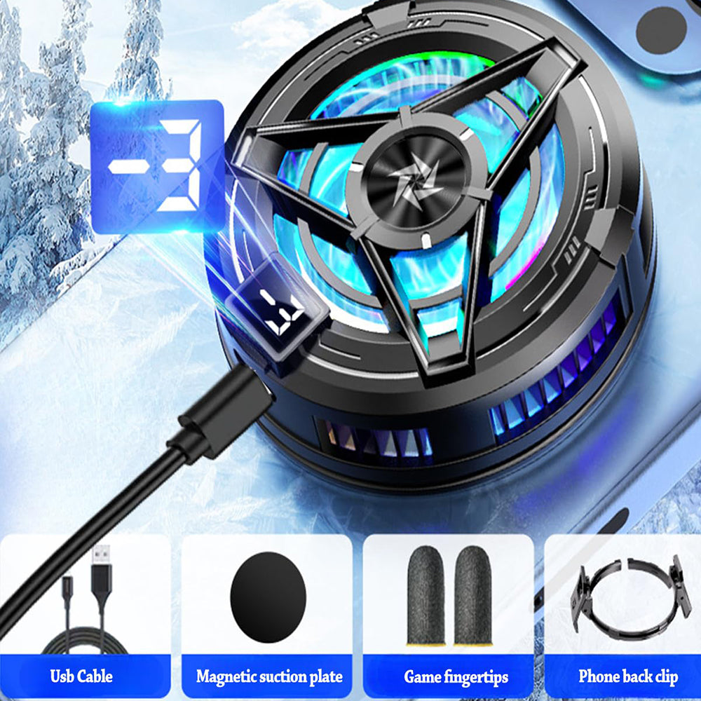 Gaming-Telefon-Kühler Techsuit SL17, Schwarz