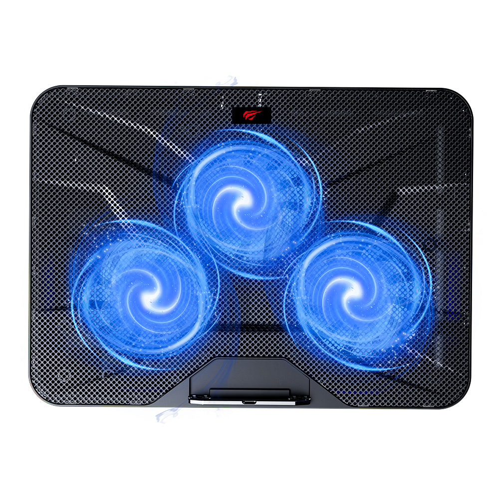 Refroidisseur HAVIT F2067 pour ordinateur portable 9 pouces - 18,3 pouces, Noir