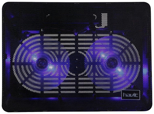 Refroidisseur HAVIT GameNote F2035 pour ordinateur portable 14 pouces - 15,6 pouces, Noir