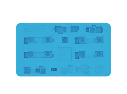 Tapis de service Relife RL-004FA, 500mm x 350mm, Bleu
