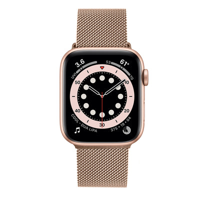 Fixed Mesh Armband für Apple Watch 42mm / 41mm / 40mm / 38mm Serie, Roségold