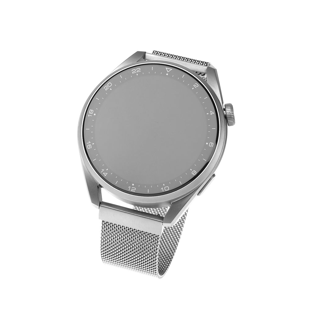 Fixed Mesh Armband für Huawei Watch / Xiaomi Watch Series, 22mm, Silberfarben
