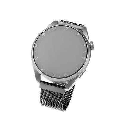 Fixed Mesh Armband für Huawei Watch / Xiaomi Watch Series, 22mm, Schwarz.