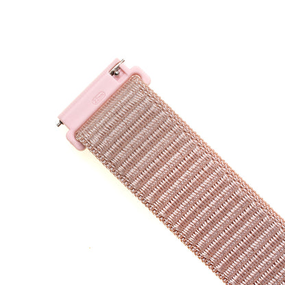Bracelet Fixed Nylon pour Samsung Galaxy Watch / Huawei Watch Series, 20mm, Rose Doré.