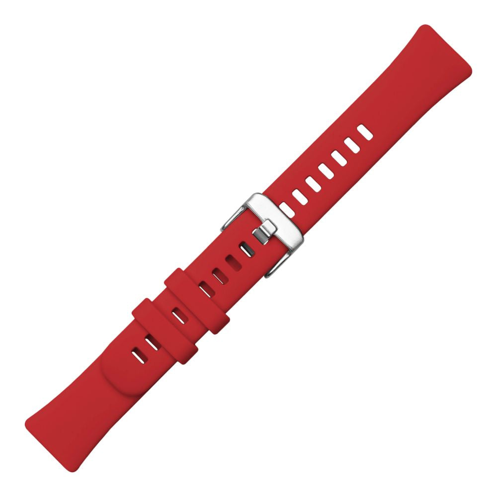 Fixed Silicone Armband für Huawei Band 10 / 9 / 8, Rot