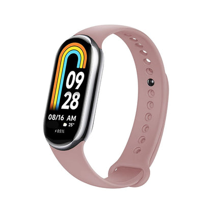 Bracelet en silicone Fixed pour Xiaomi Smart Band 9 / 8, Rose