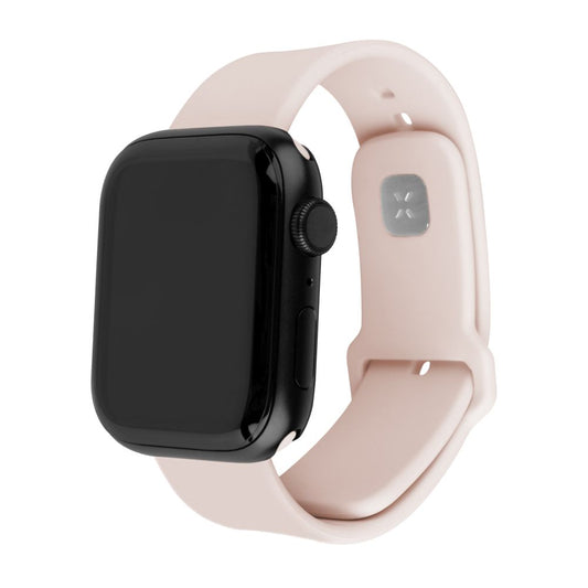 Fixed Silicone Sporty Armband für Apple Watch 42mm / 41mm / 40mm / 38mm Serie, Rosa