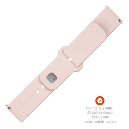 Bracelet Fixed Silicone Sporty pour Huawei Watch / Xiaomi Watch Series, 22mm, Rose