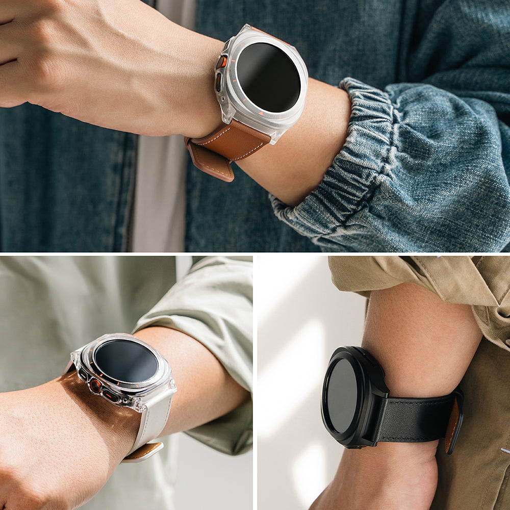 Bracelet Ringke One Basic Bold pour Fossil Watch / Mobvoi Watch / Suunto Watch Series, 24mm, Marron