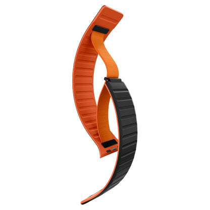 Spigen Athlex Air M Armband für Apple Watch 49mm / 46mm / 45mm / 44mm Serie, Schwarz Orange AMP11534
