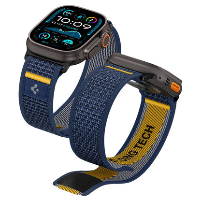 Spigen Athlex Air Armband für Apple Watch 49mm / 46mm / 45mm / 44mm Serie, Marineblau