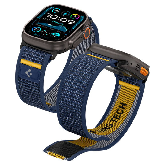 Spigen Athlex Air Armband für Apple Watch 49mm / 46mm / 45mm / 44mm Serie, Marineblau