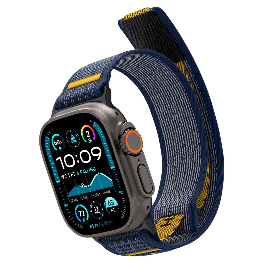 Spigen Athlex Air Armband für Apple Watch 49mm / 46mm / 45mm / 44mm Serie, Marineblau