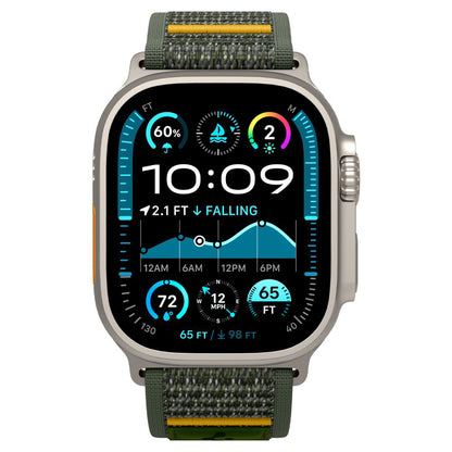 Spigen Athlex Air Strap for Apple Watch 49mm / 46mm / 45mm / 44mm Series, Green AMP09035