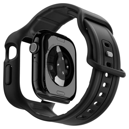 Bracelet Spigen Caseology Vault pour Apple Watch Series 10 / 11 46mm, Noir Mat
