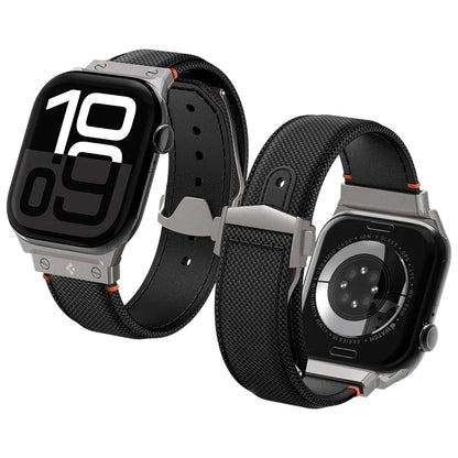 Bracelet Spigen Classic Fit pour Apple Watch 49mm / 46mm / 45mm / 44mm / 42mm Series, Noir AMP09304