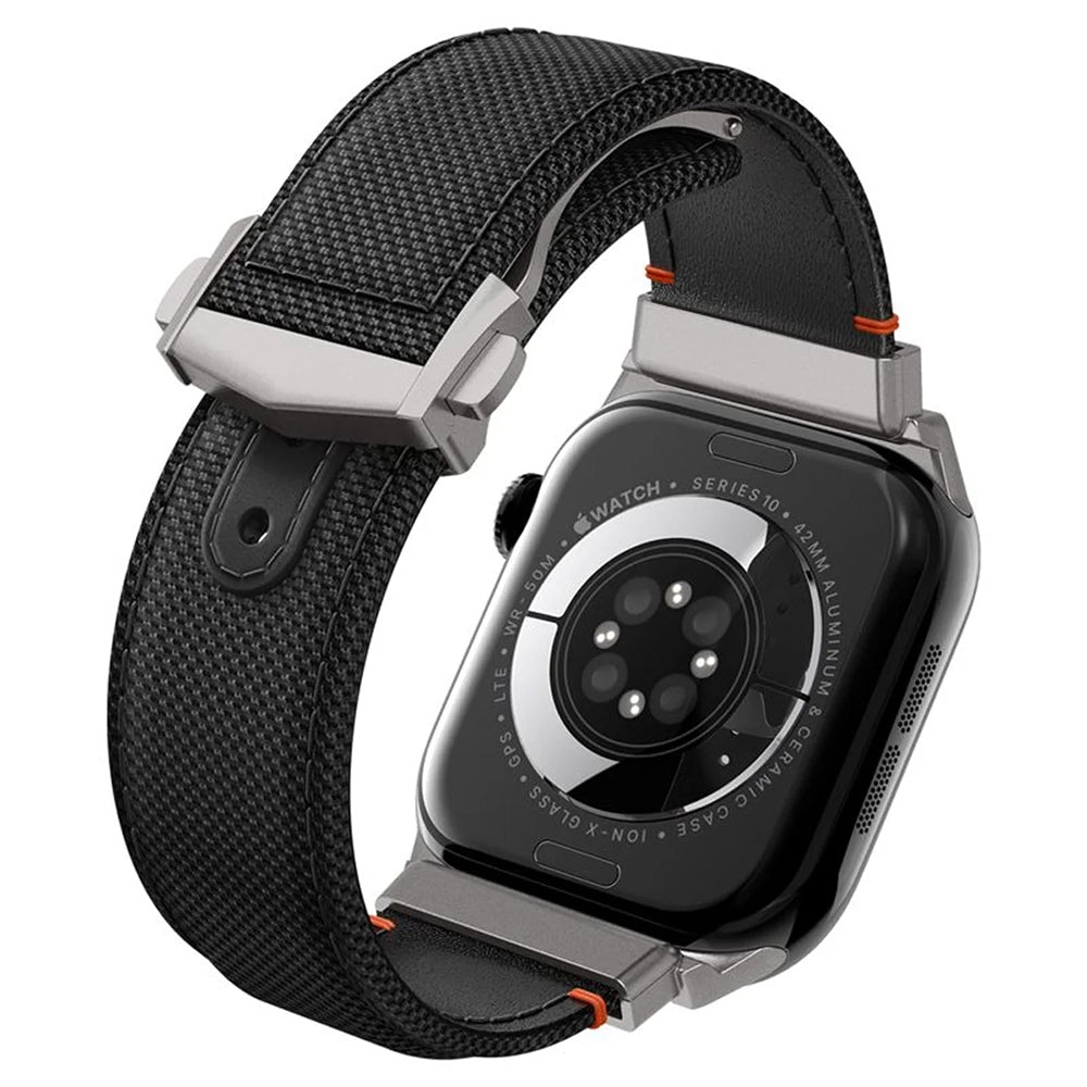 Bracelet Spigen Classic Fit pour Apple Watch 49mm / 46mm / 45mm / 44mm / 42mm Series, Noir AMP09304