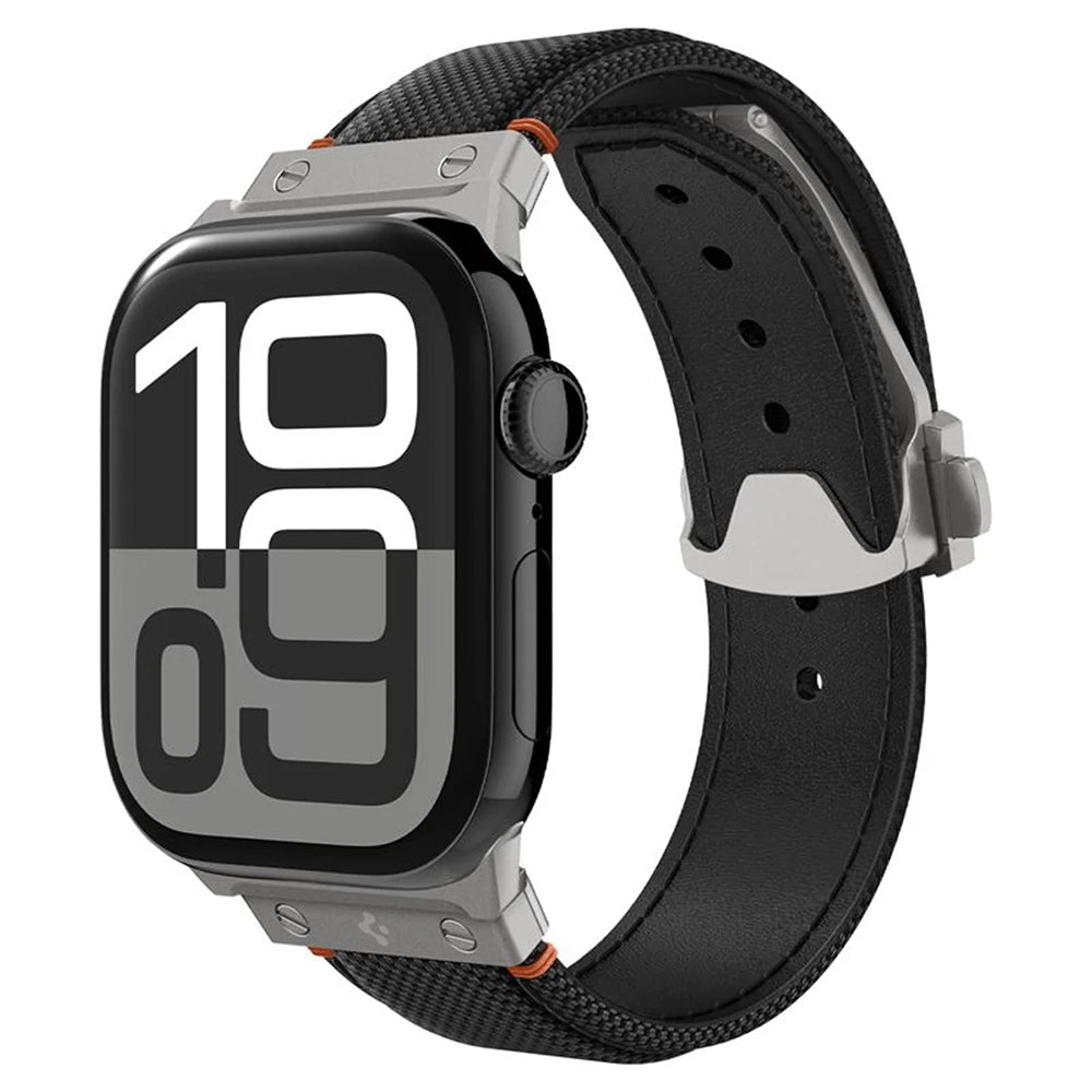 Bracelet Spigen Classic Fit pour Apple Watch 49mm / 46mm / 45mm / 44mm / 42mm Series, Noir AMP09304