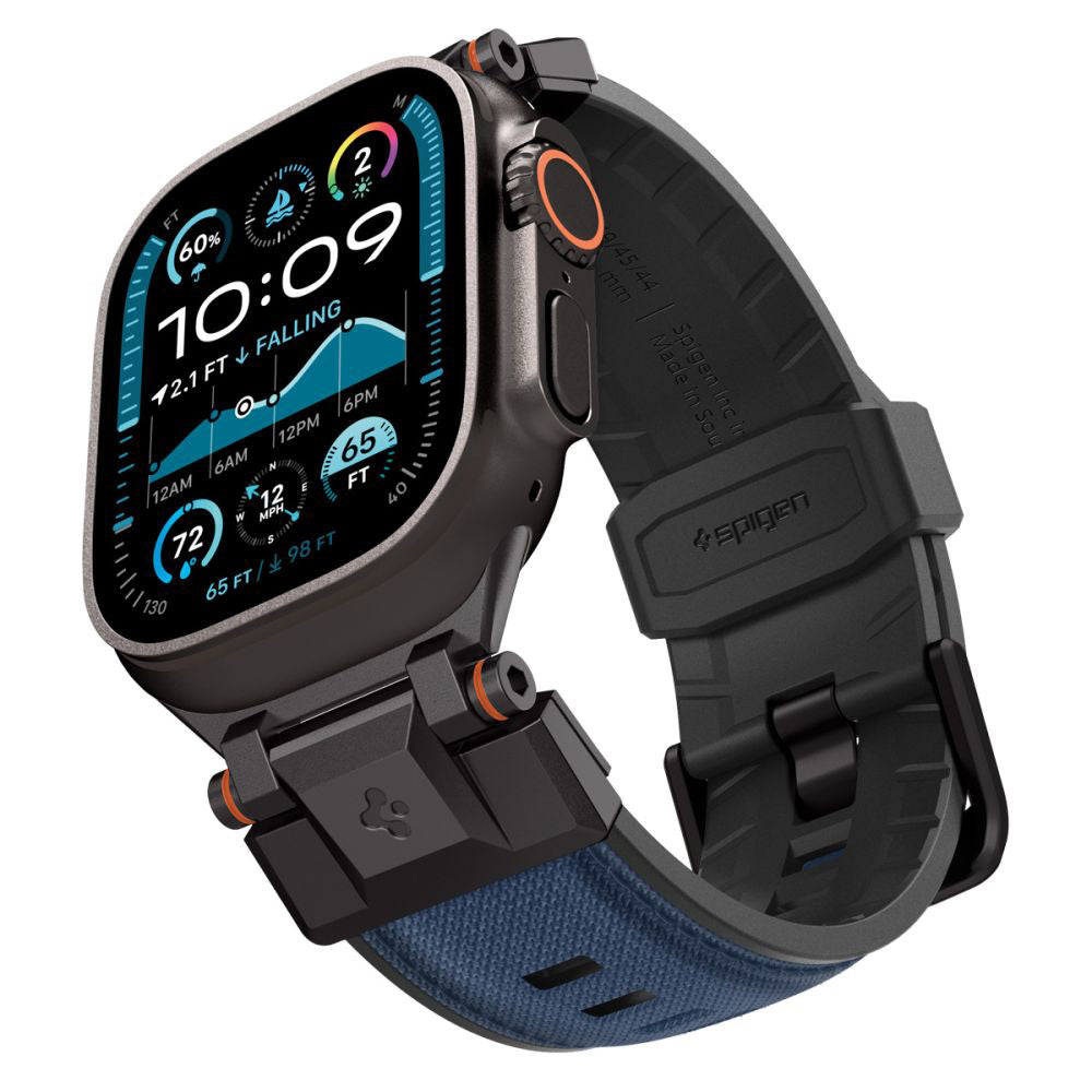 Spigen DuraPro Armor Armband für Apple Watch 49mm / 46mm / 45mm / 44mm / 42mm Serie, Marineblau