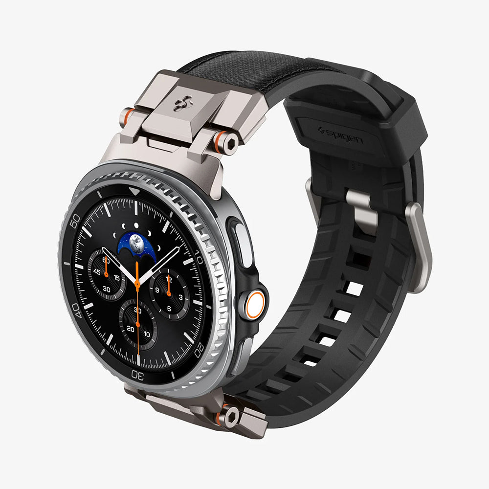 Spigen DuraPro Armor Armband für Samsung Galaxy Watch9 / Watch8 / Watch8 Classic Series, Grau AMP10118