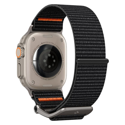 Bracelet Spigen DuraPro Flex pour Apple Watch 49mm / 46mm / 45mm / 44mm Series, Noir Orange AMP05981