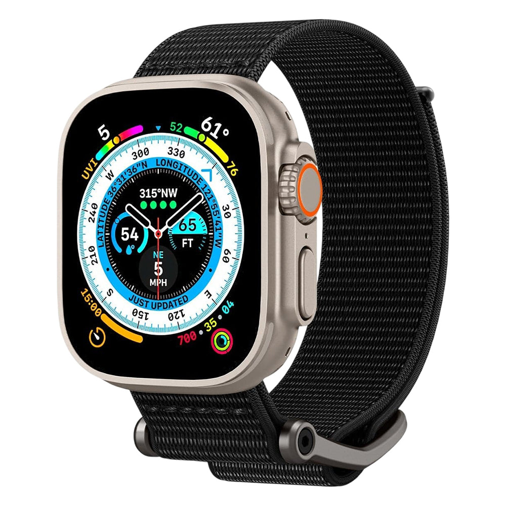 Spigen DuraPro Flex Armband für Apple Watch 49mm / 46mm / 45mm / 44mm Serie, Schwarz AMP02465
