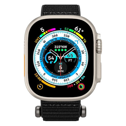 Spigen DuraPro Flex Armband für Apple Watch 49mm / 46mm / 45mm / 44mm Serie, Schwarz AMP02465