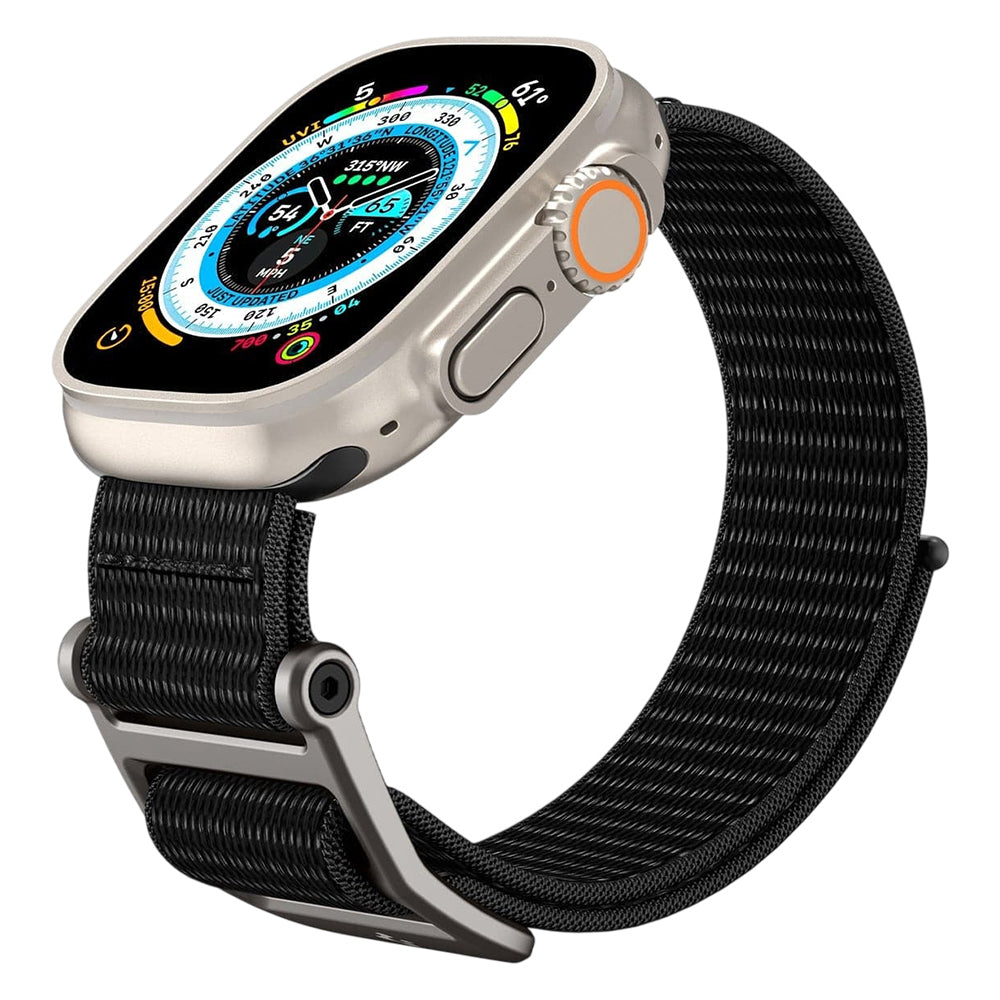 Spigen DuraPro Flex Armband für Apple Watch 49mm / 46mm / 45mm / 44mm Serie, Schwarz AMP02465