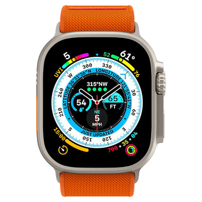 Spigen Fit Lite Ultra Armband für Apple Watch 49mm / 46mm / 45mm / 44mm / 42mm Serie, Orange