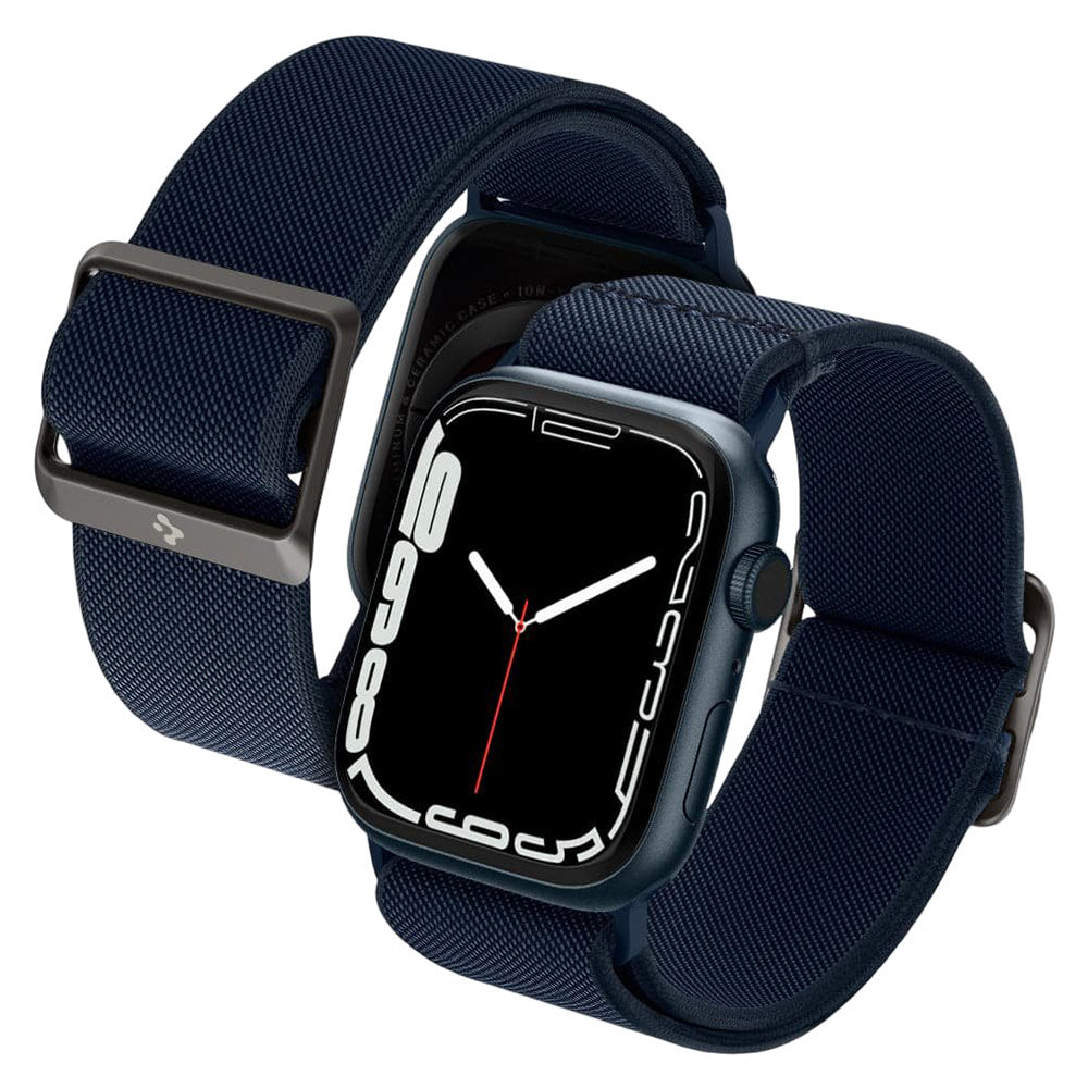 Spigen Lite Fit Armband für Apple Watch 49 mm / 46 mm / 45 mm / 44 mm Series, Marineblau AMP02287
