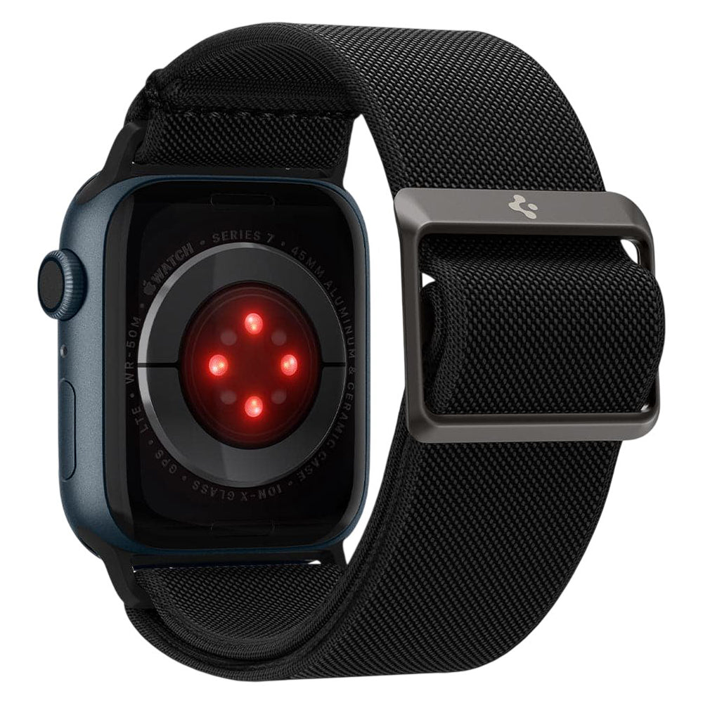 Spigen Lite Fit Armband für Apple Watch 49mm / 46mm / 45mm / 44mm Serien, Schwarz AMP02286