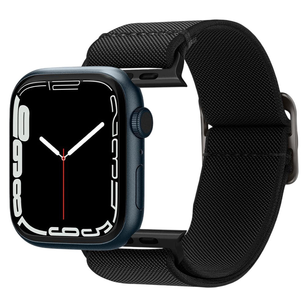 Spigen Lite Fit Armband für Apple Watch 49mm / 46mm / 45mm / 44mm Serien, Schwarz AMP02286