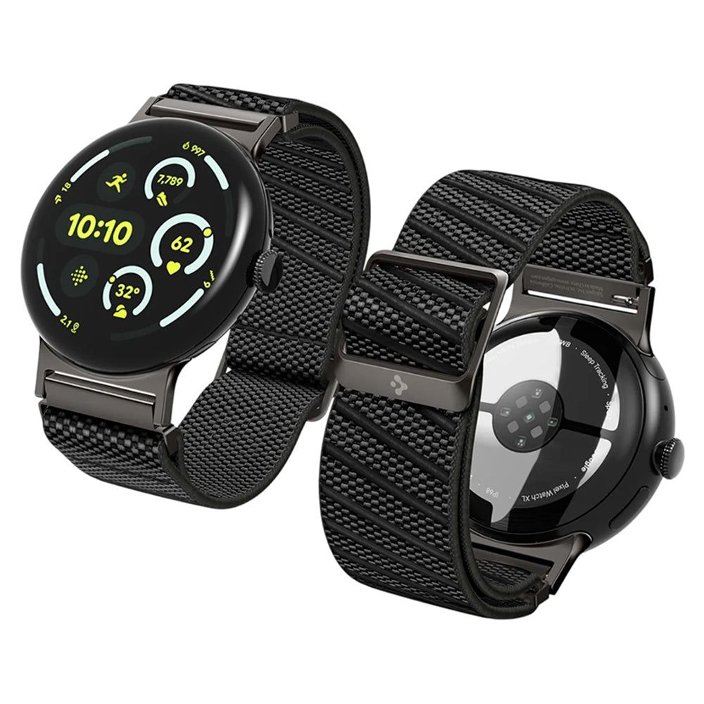 Spigen Lite Fit X Armband für Google Pixel Watch 4 45mm, Schwarz AMP11421