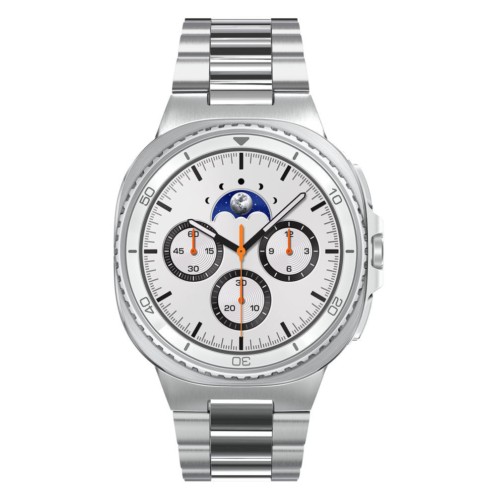 Spigen Modern Fit Armband für Samsung Galaxy Watch8 / Watch8 Classic Series, Silber