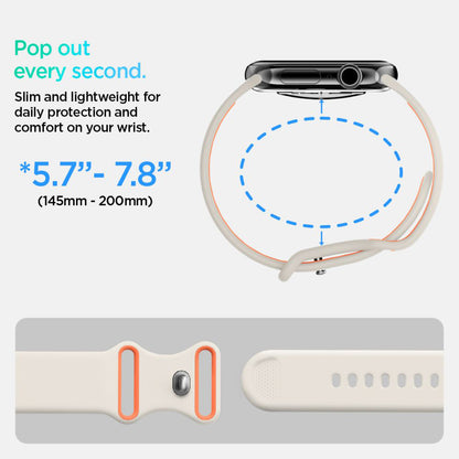 Bracelet Spigen Nano Pop pour Apple Watch 42mm / 41mm / 40mm / 38mm Series, Beige