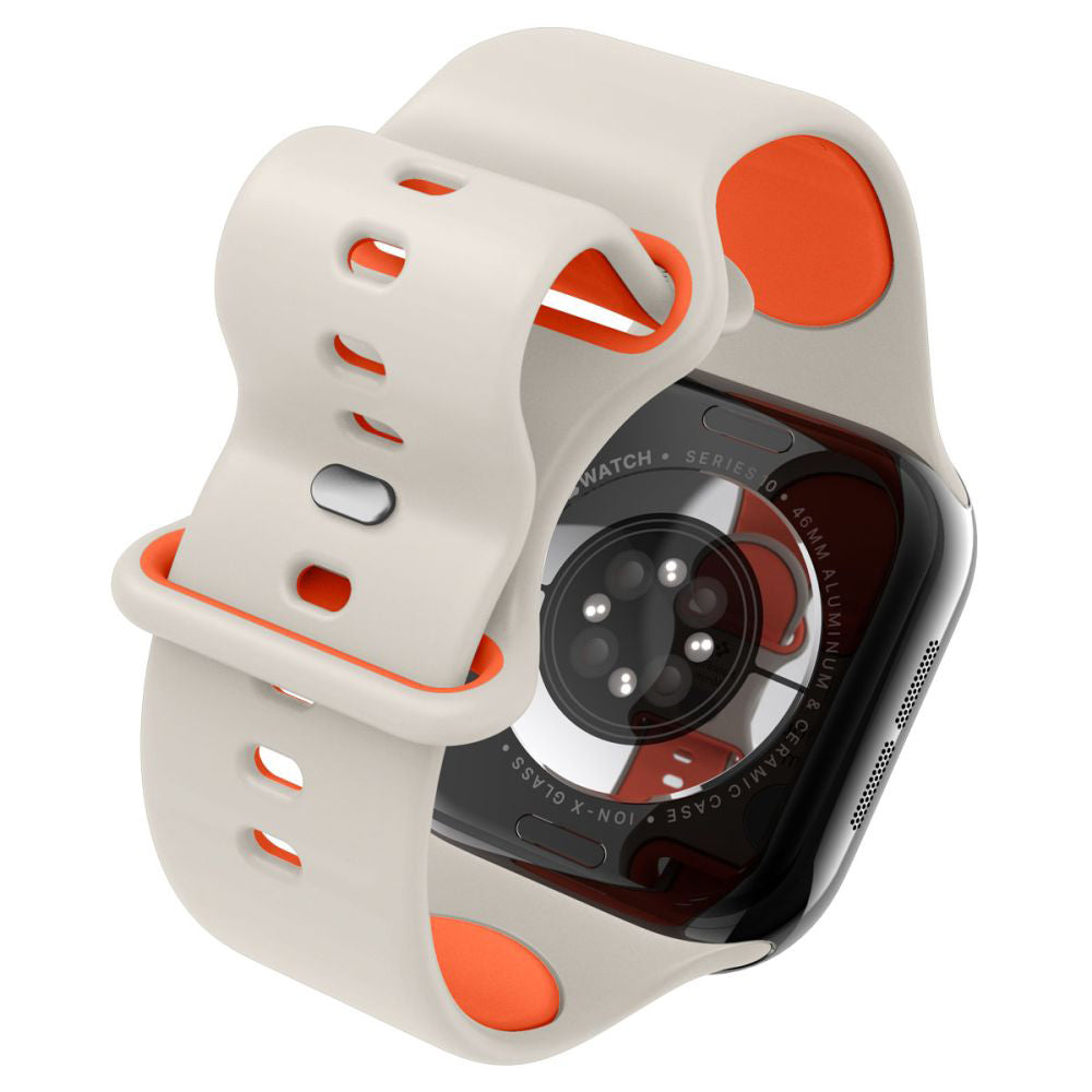 Bracelet Spigen Nano Pop pour Apple Watch 42mm / 41mm / 40mm / 38mm Series, Beige