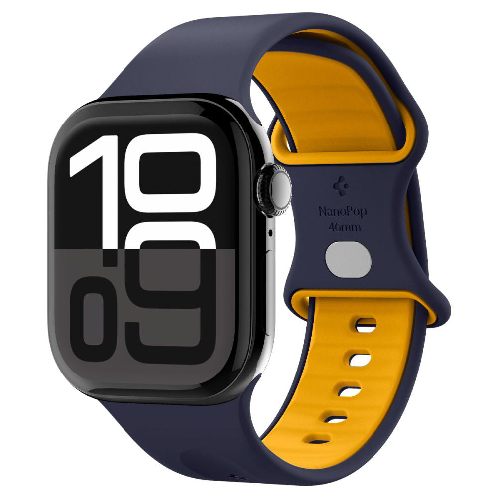 Spigen Nano Pop Armband für Apple Watch 49mm / 46mm / 45mm / 44mm / 42mm Serie, Marineblau