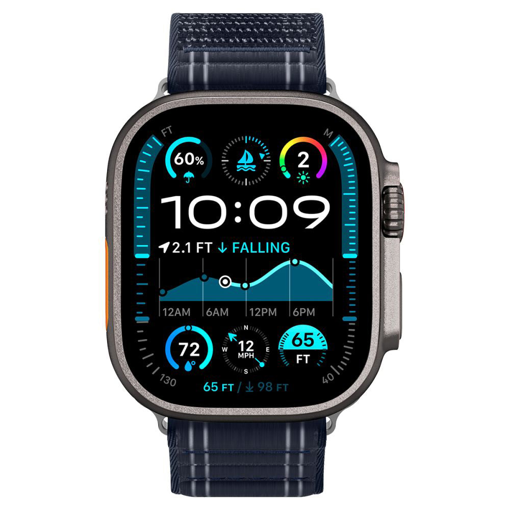 Spigen WBF0 Band for Apple Watch 49mm / 46mm / 45mm / 44mm Series, Navy AMP10143