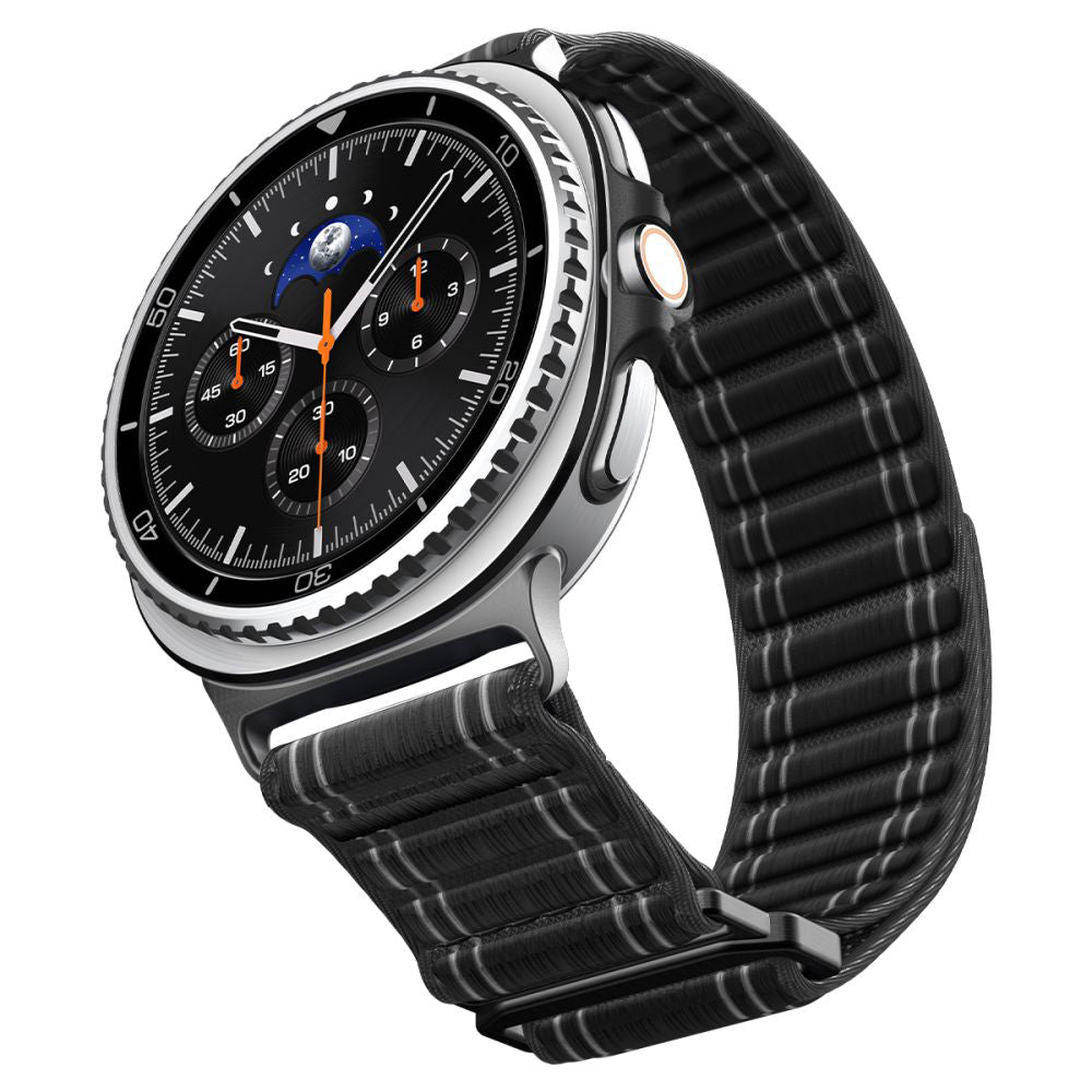 Spigen WBF0 Armband für Samsung Galaxy Watch8 / Watch8 Classic Series, Schwarz