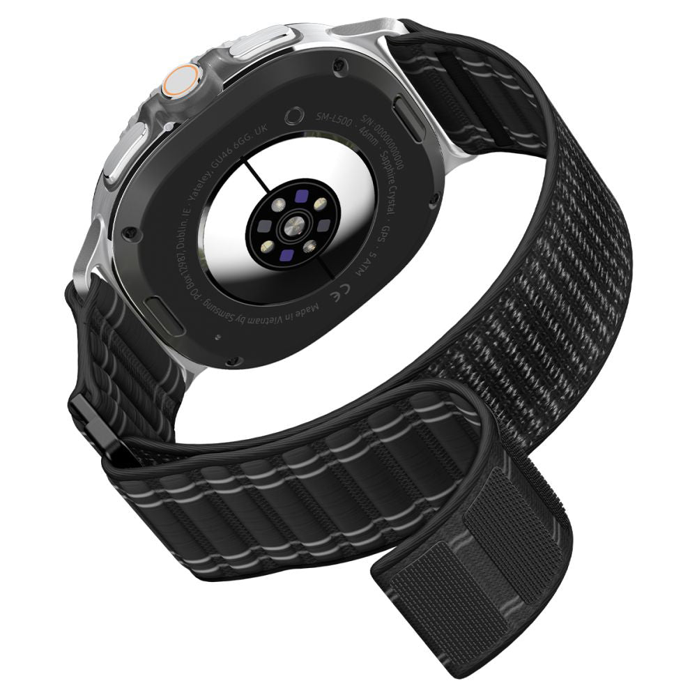 Spigen WBF0 Armband für Samsung Galaxy Watch8 / Watch8 Classic Series, Schwarz